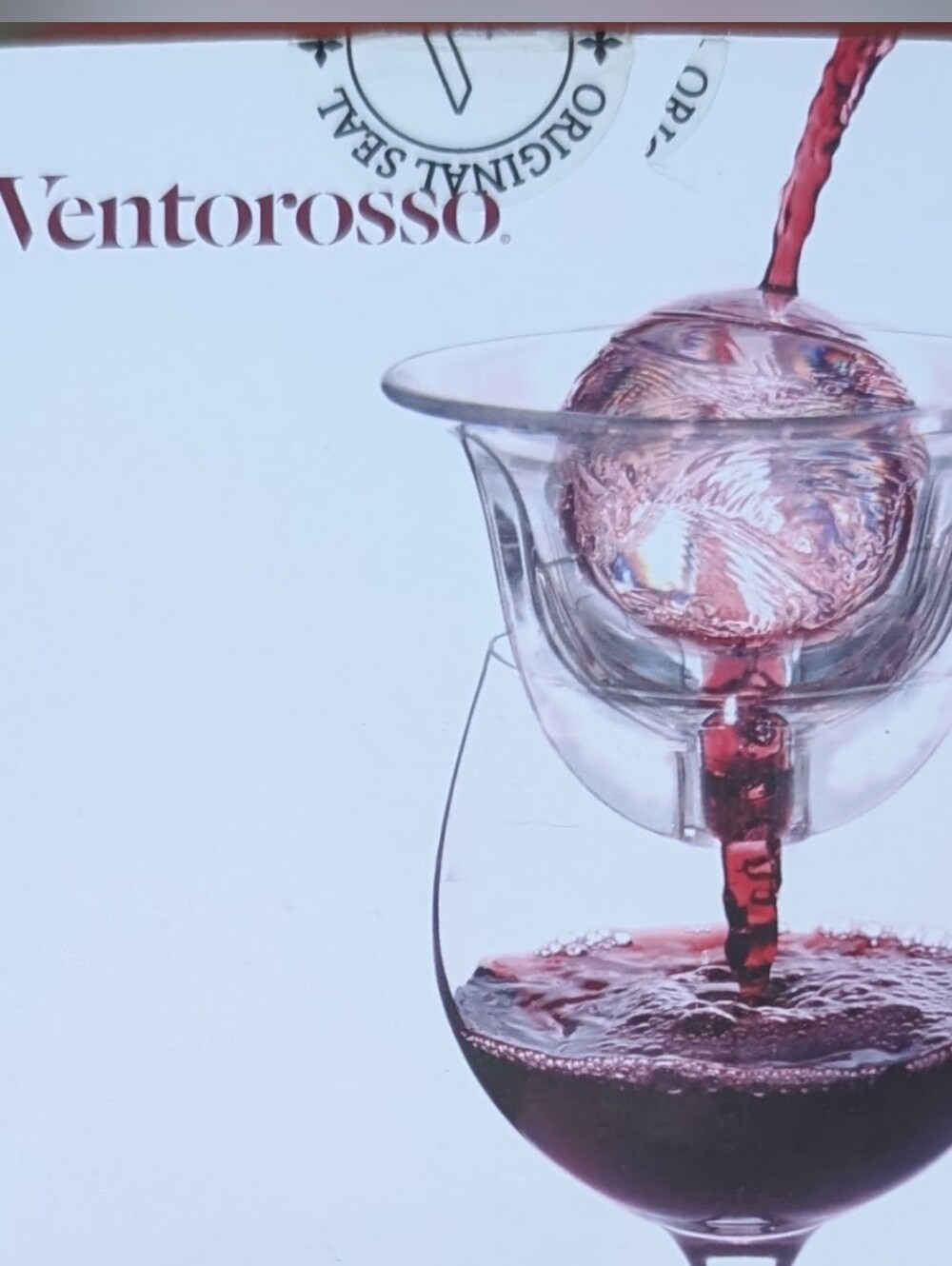 Ventorosso Wine Aerator Two Piece Glass Decanting System